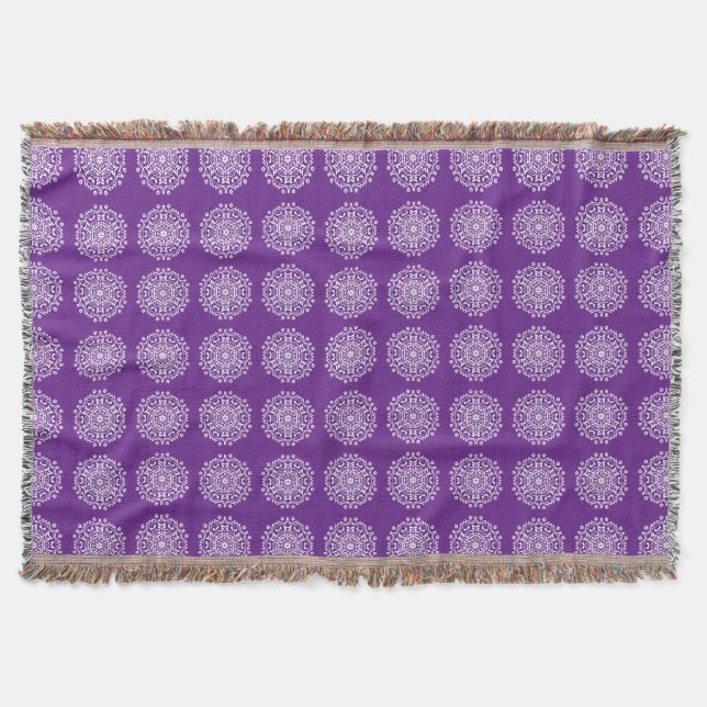 Couverture Eggplant Mandala (Devant)