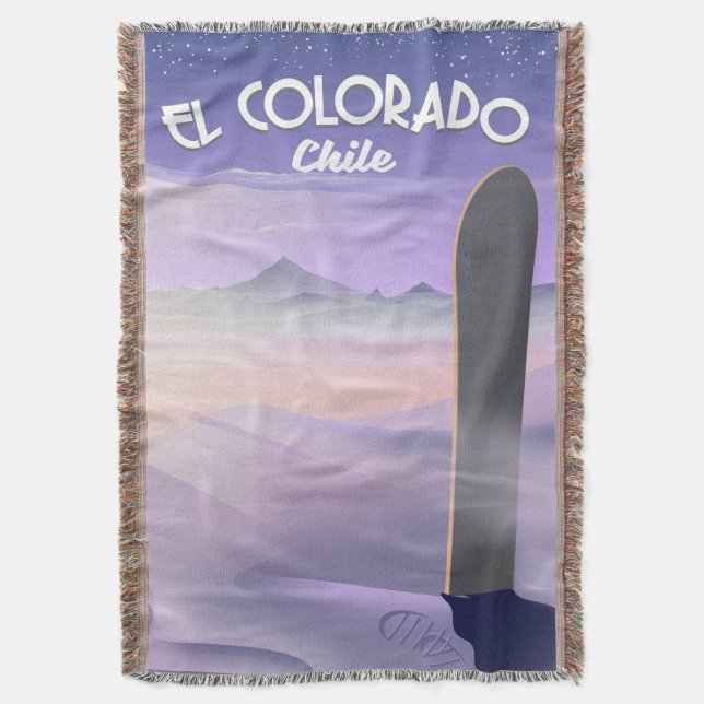 Couverture El Colorado Chili poster Voyage de snowboard (devant Vertical)