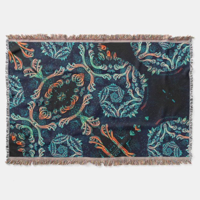 Couverture Élégance fractale foncée (Devant)