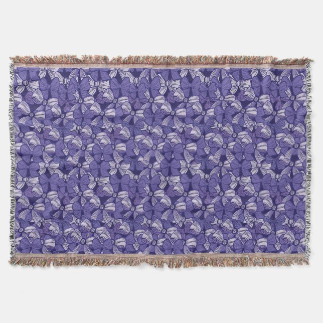 Couverture Élégant Motif pourpre (Devant)