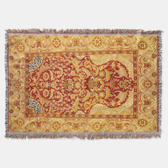 Couverture Élégant tapis de prière musulman lavable 1 personn (Devant)