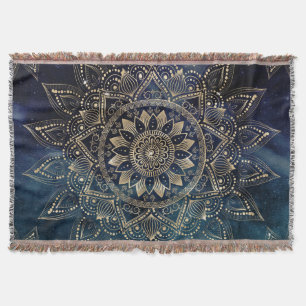 Couverture Elégante conception de la galaxie bleue Mandala Go