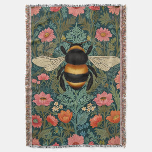 Couverture Élégantes florales de printemps bohème rétro abeil