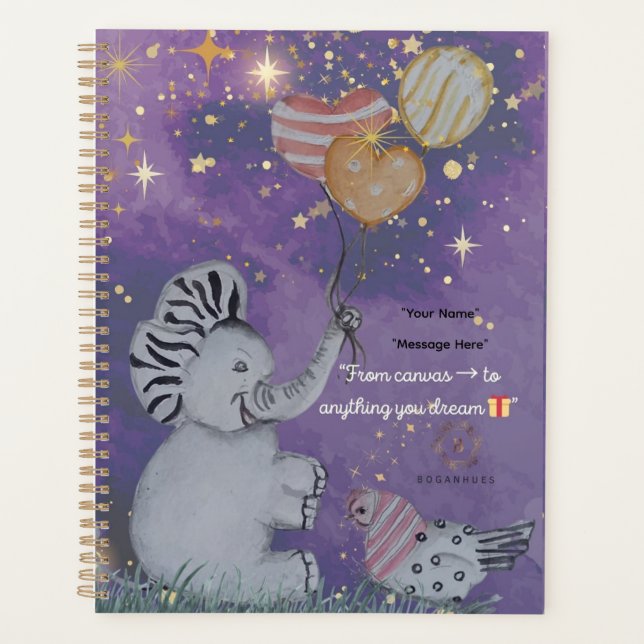 Couverture "Eleze Elephant & Polka Hen" (Devant)