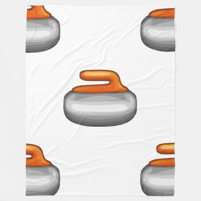 Couverture Emoji Curling Stone (Devant)