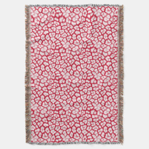Couverture Empreinte de léopard rouge et blanc