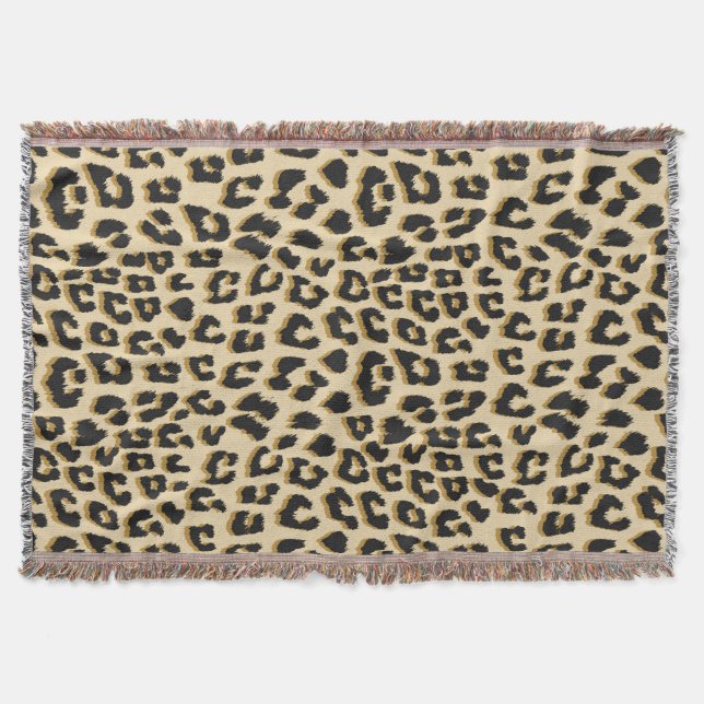 Couverture Empreinte de léopard Tan (Devant)