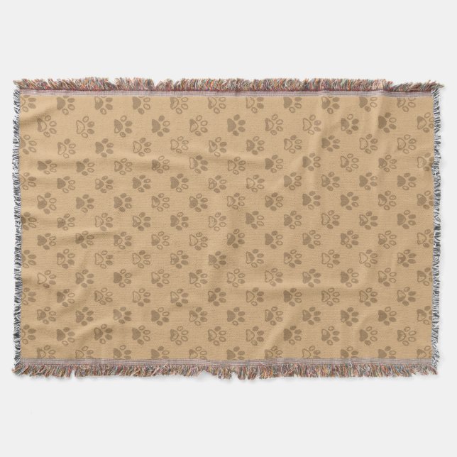 Couverture Empreintes de pattes boueux en beige et marron (Devant)