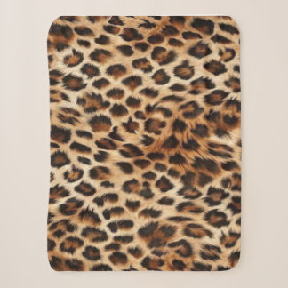Couverture en fausse fourrure Sherpa à motif anima