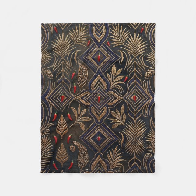 Couverture en laine polaire africaine (Devant)