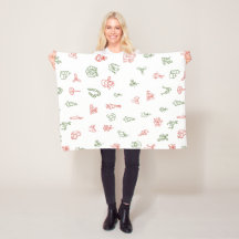 Couverture en laine polaire de Noël – Jeté de fête