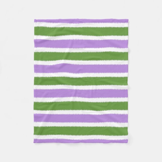 Couverture en laine polaire Drapeau Genderqueer (Devant)