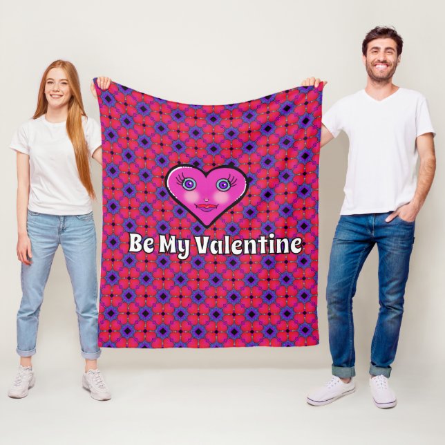 Couverture en polaire (En situation)