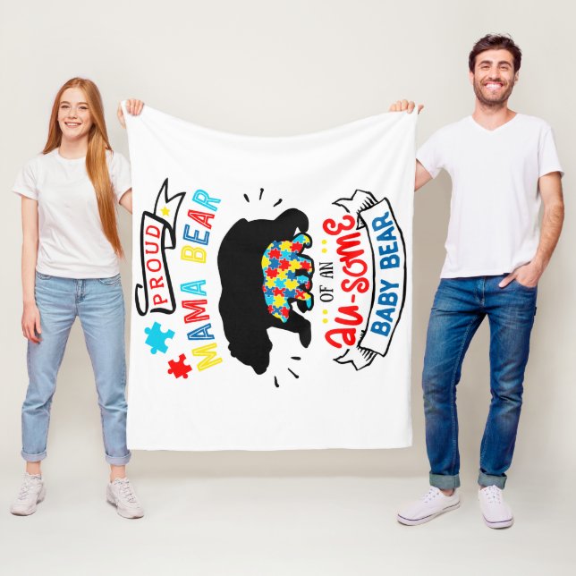 Couverture en polaire (En situation)