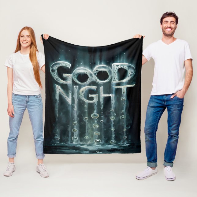 Couverture en polaire (En situation)