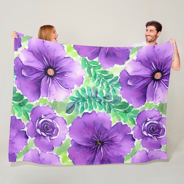 Couverture en polaire (En situation)