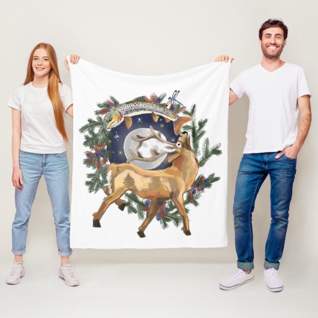 Couverture en polaire (En situation)