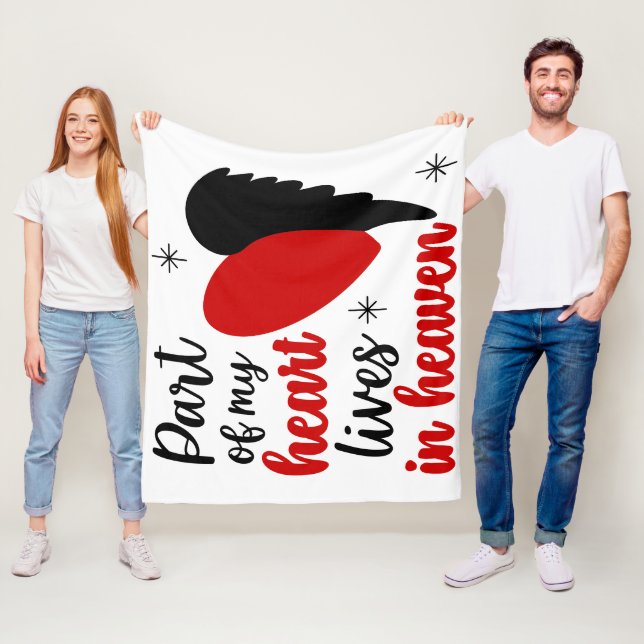 Couverture en polaire (En situation)