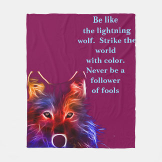 Couverture en polaire