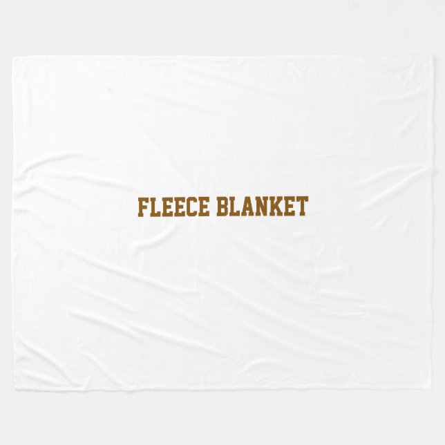 Couverture en polaire 60" x 80" (Devant (Horizontal))