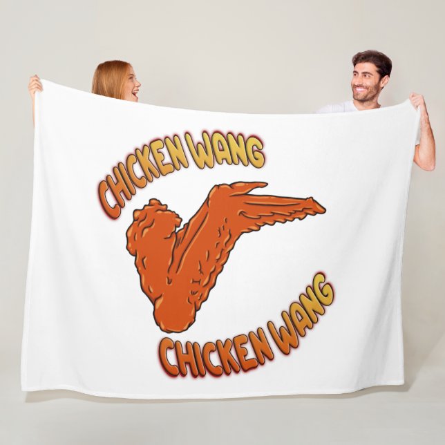 Couverture en polaire à aile de poulet, toutes tai (En situation)