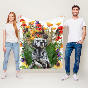 Couverture en polaire anglaise Setter