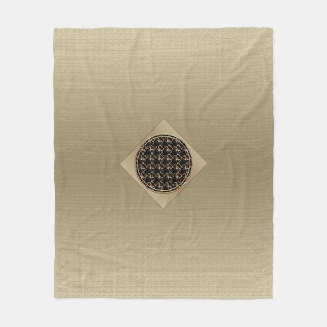 Couverture en polaire avec symbole chinois de la c (Devant)