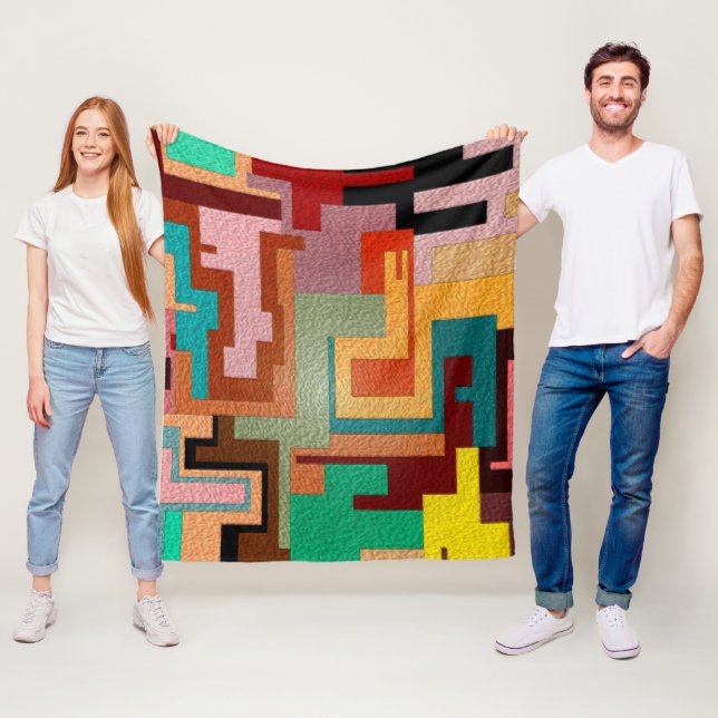 Couverture en polaire Camouflage (En situation)