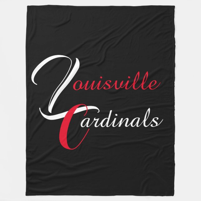 Couverture en polaire cardinale Black Louisville (Devant)