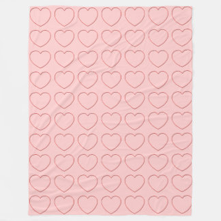 Couverture en polaire - Coeurs de fil multiples