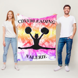 Couverture en polaire couleur d'aquarelle