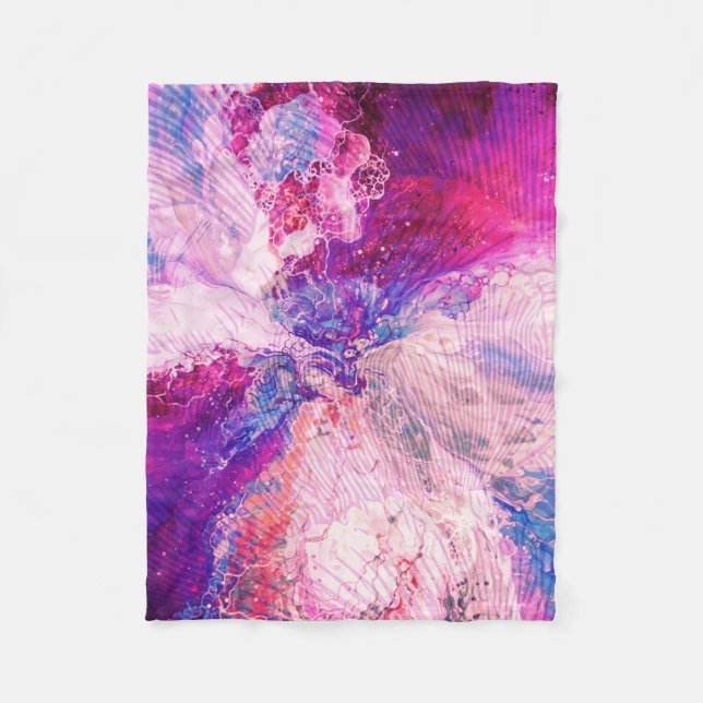 Couverture en polaire couleur éclatante (Devant)