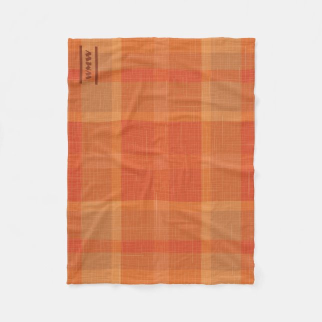 Couverture en polaire d'automne avec petit monogra (Devant)