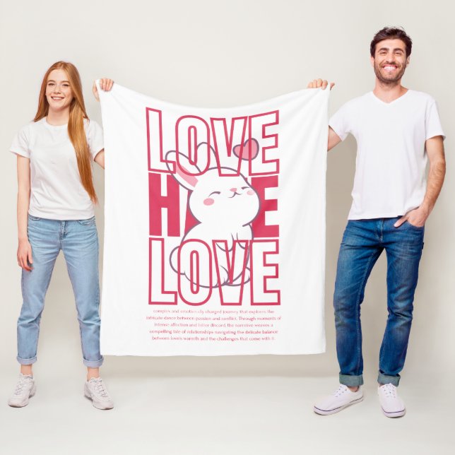 Couverture en polaire de 50 po x 60 po (En situation)