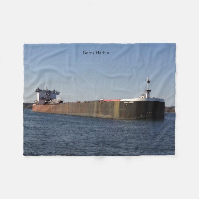 Couverture en polaire de Burns Harbour (Devant (Horizontal))