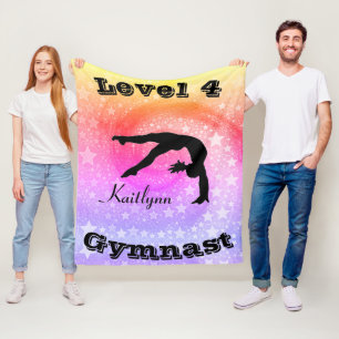 Couverture en polaire de niveau gymnaste avec son