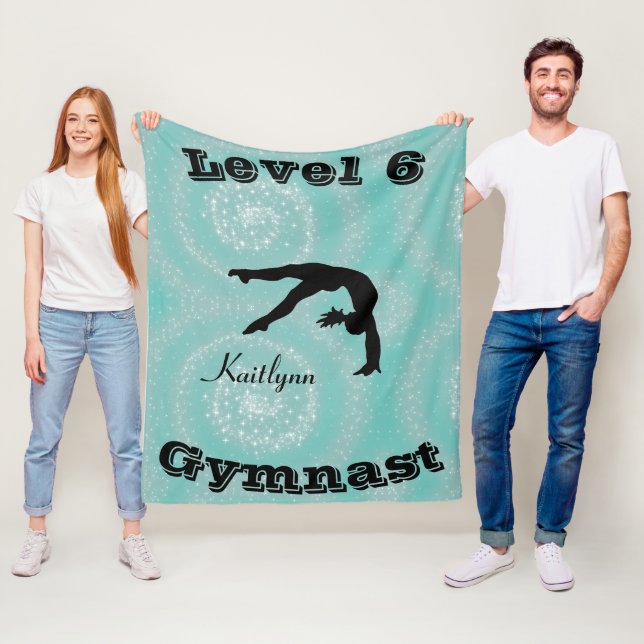 Couverture en polaire de niveau gymnaste avec son  (En situation)
