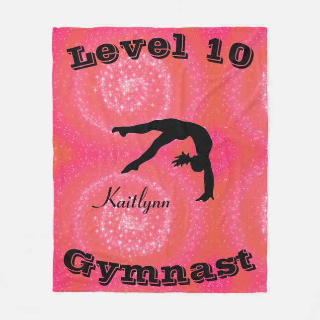 Couverture en polaire de niveau gymnaste avec son  (Devant)