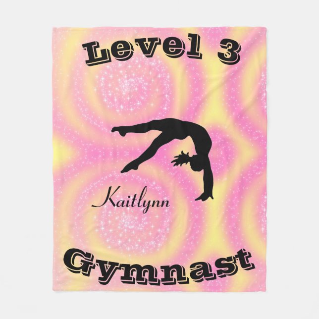 Couverture en polaire de niveau gymnaste avec son  (Devant)