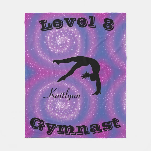 Couverture en polaire de niveau gymnaste avec son  (Devant)