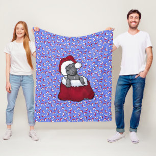 Couverture en polaire de Noël Pittie