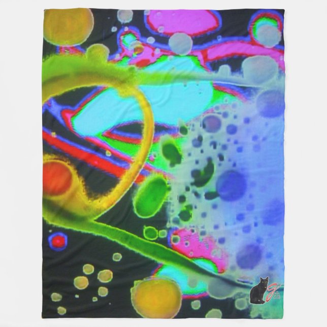 Couverture en polaire de Repose de liquide (Devant)