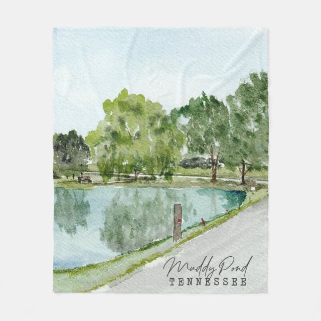 Couverture en polaire en étang boueux - KN (Devant)