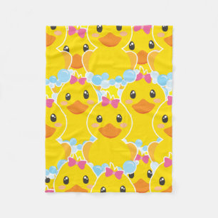 Couverture en polaire en toison en ducky PINK
