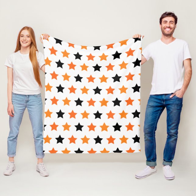 Couverture en polaire Halloween Stars (En situation)