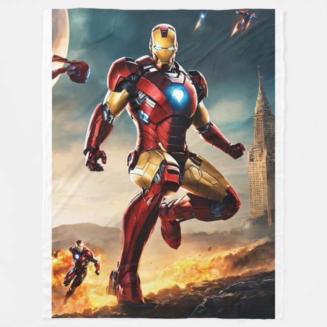 Couverture en polaire Ironman's Fleece Superhero C (Devant)