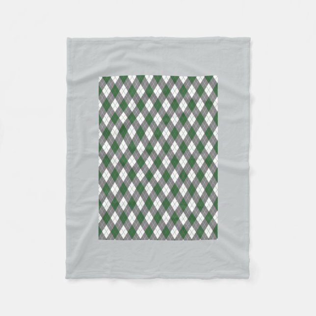 couverture en polaire Jacquard plaid (Devant)