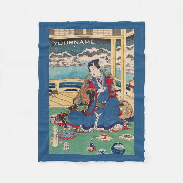 couverture en polaire japonaise (Devant)