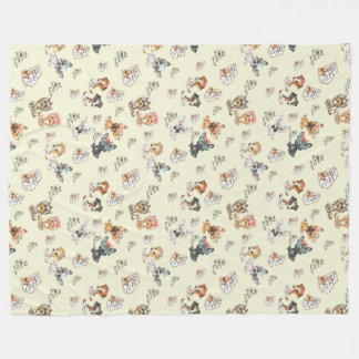 Couverture en polaire jaune, grande 60 po x 80 po