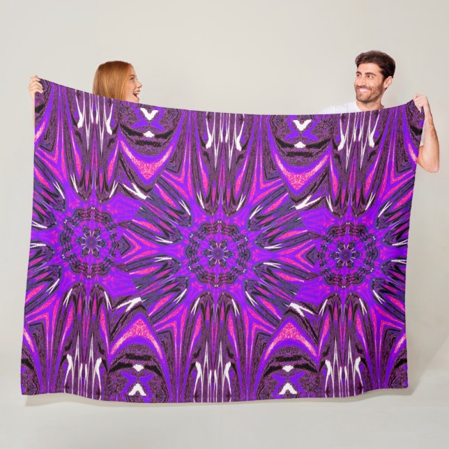 Couverture en polaire Lotus 5 reflétée (En situation)